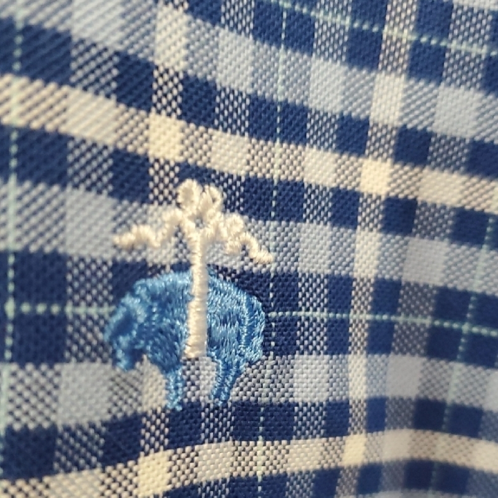 Brooks Brothers Blue Checkered Men's Shirt - Picture 11 of 12